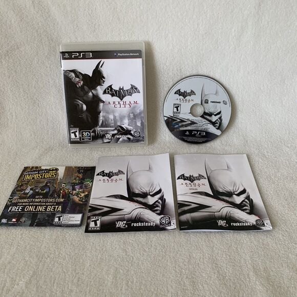 Batman Arkham City PS3 PlayStation 3 Complete CIB Tested - Picture 1 of 7
